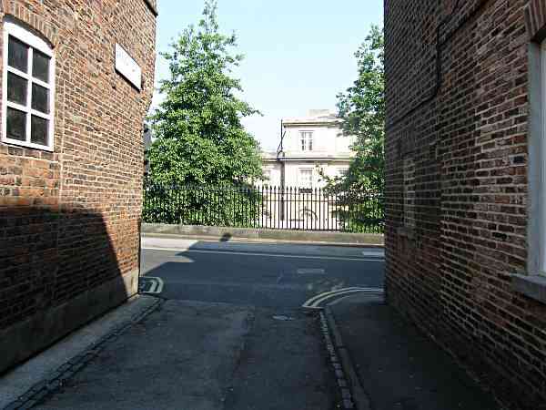 Looking towards Toft Green and Tanner Row.