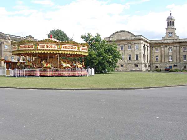 Looking over the 'Yorkshire Eye'.