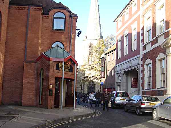 Looking north wesst towards the City Centre