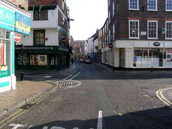 Looking north east towards King's Square.