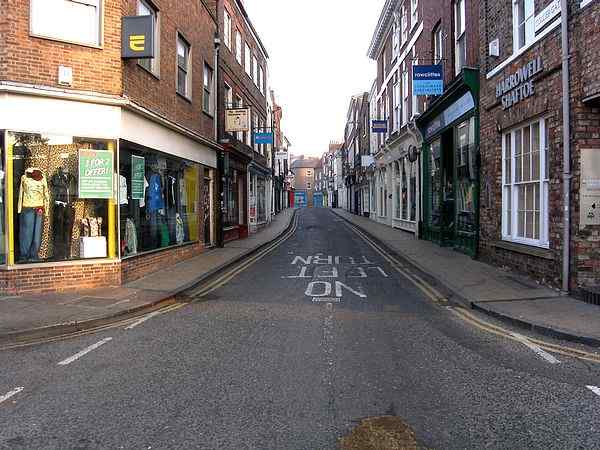 Looking North West towards King's Square.