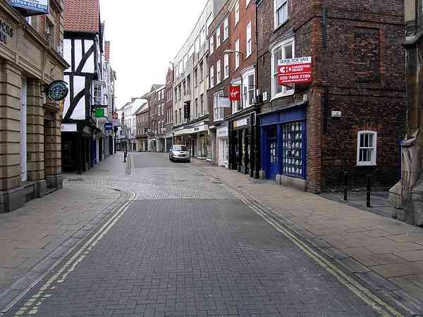 Looking towards Spurriergate.