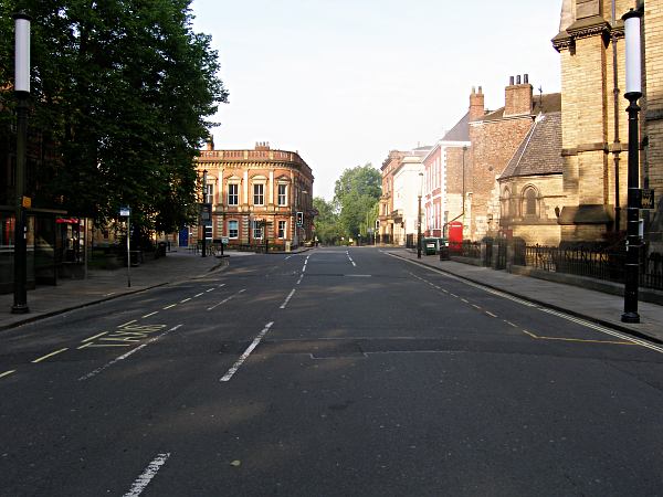 Looking towards Museum Street and Lendal Bridge.