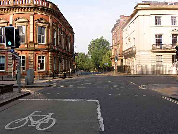 Looking towards Museum Street and Lendal Bridge.