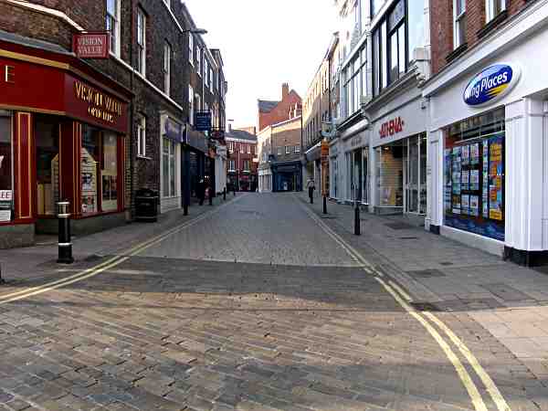 Looking towards Market Street.