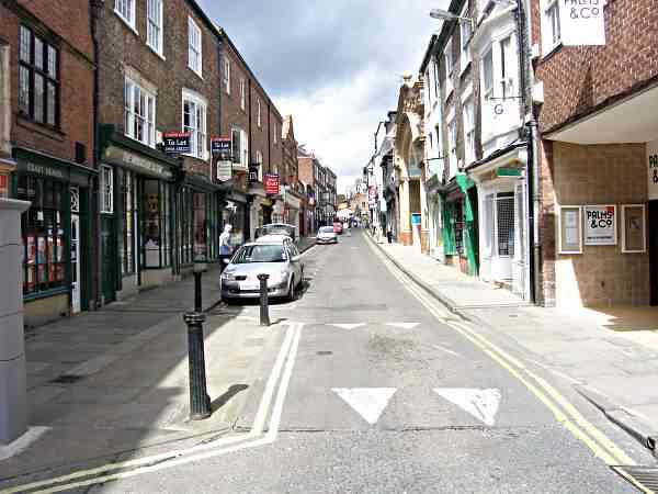 Looking North West towards the Pavement and Whip-Ma-Whop-Ma-Gate.