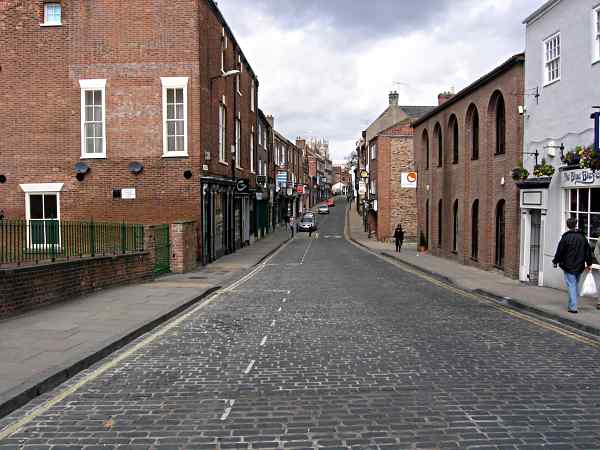 Looking North West towards the Pavement and Whip-Ma-Whop-Ma-Gate.