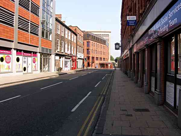 Looking towards Rougier Street.
