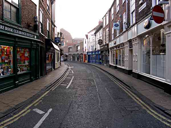 Looking towards the Minster and Monk Bar.
