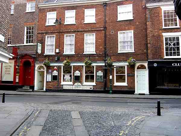 Looking towards High Petergate.