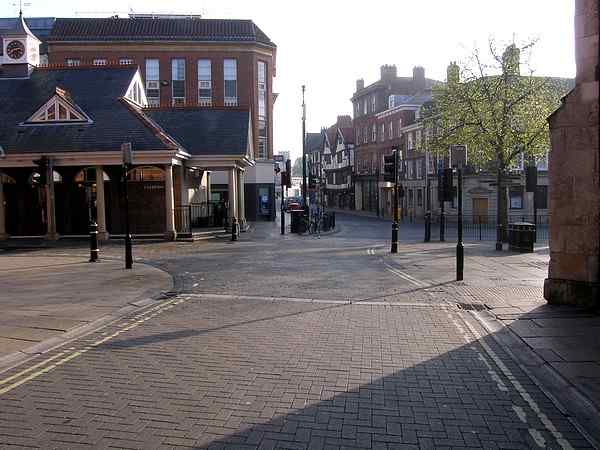 Looking north east towards Pavement.
