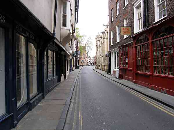 Looking towards Bootham Bar.
