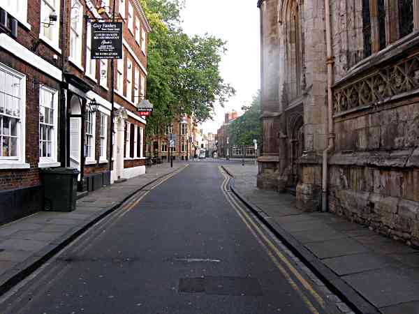 Looking towards Bootham Bar.