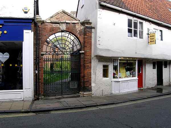 Looking towards the twelfth century church.