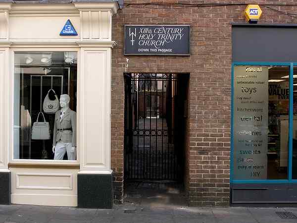 Looking towards Holy Trinity Church.