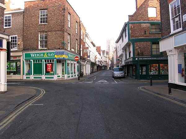 Looking towards Petergate.