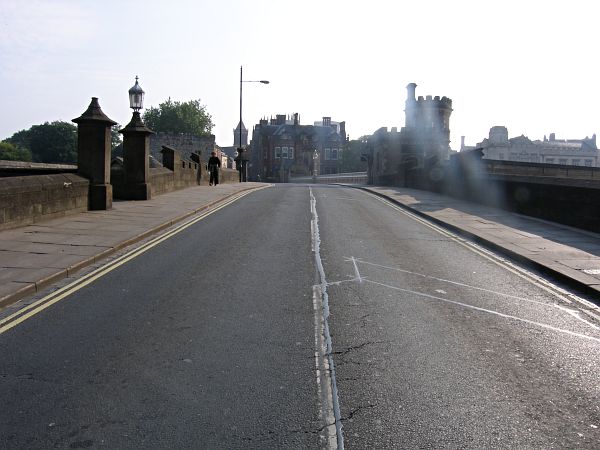 Looking towards the bridge.