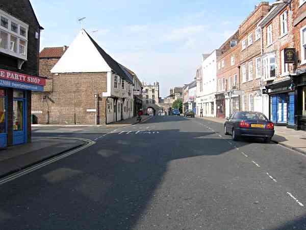 Looking towards Micklegate Bar.