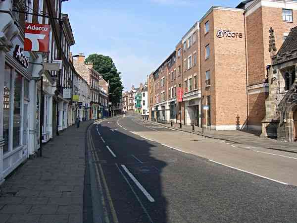 Looking towards Micklegate Bar.