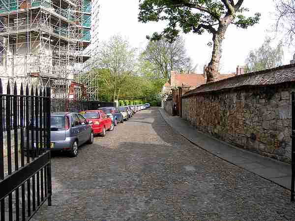 Looking towards the Deanery.