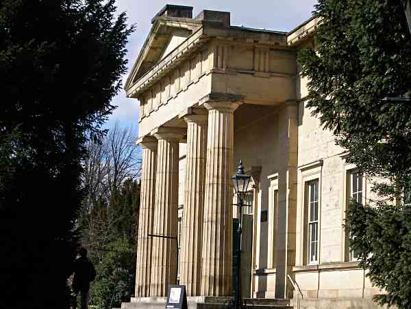 Looking at the Yorkshire Museum.