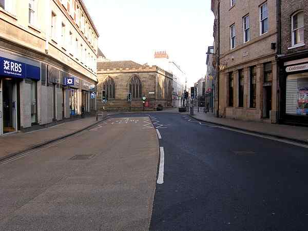 Looking towards the Ousegates and Spurriergate.