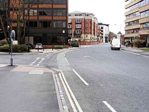 Looking towards Fishergate Postern.