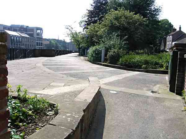 On the south bank of the river looking towards Ouse Bridge.