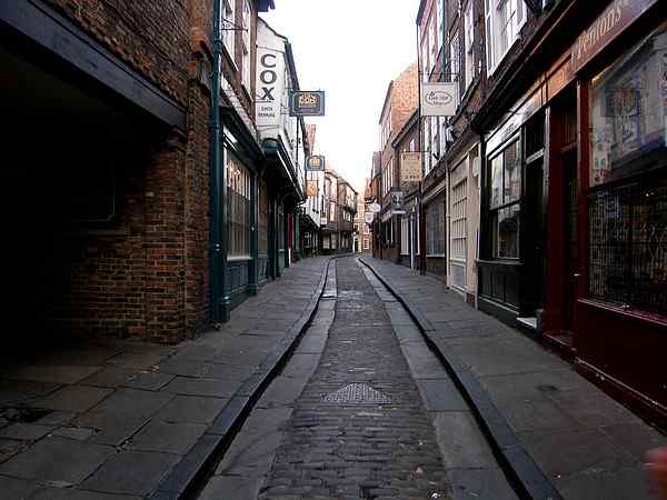 Looking north west towards King's Square.