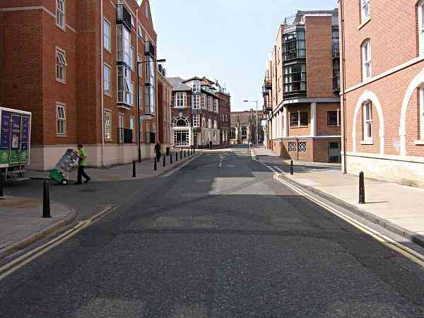 Looking towards Micklegate and Ouse Bridge.