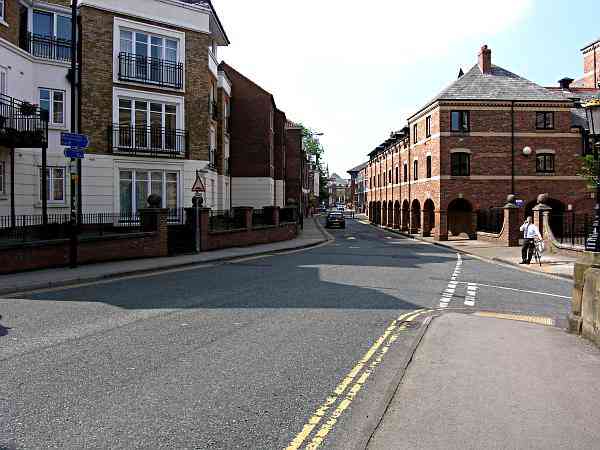 Looking towards Micklegate and Ouse Bridge.