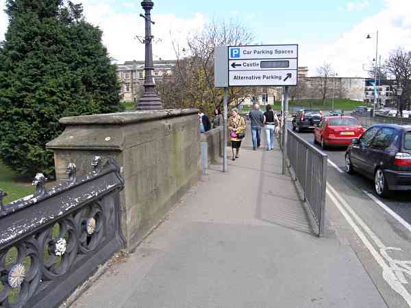 Looking towards the Castle.