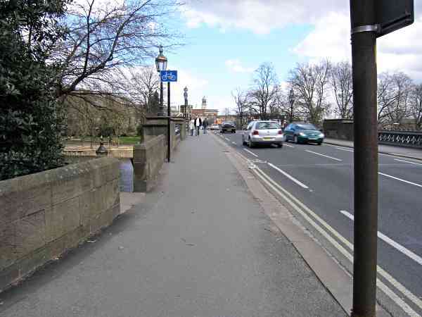 Looking towards the Castle.