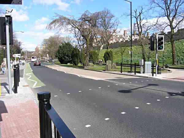 Heading towards the City.