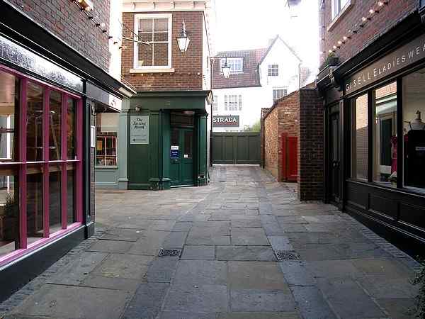 Looking towards the Grape Lane end.