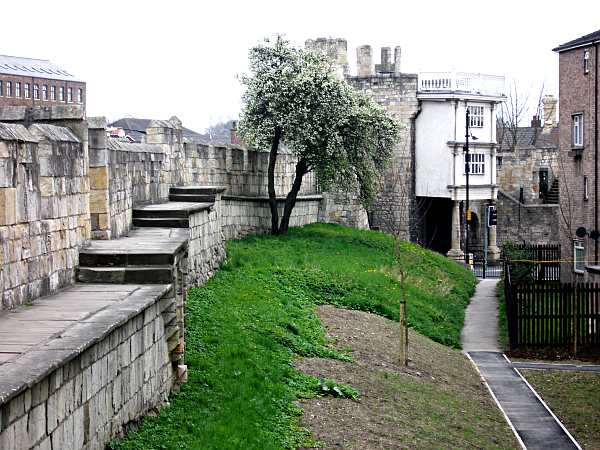 Looking towards Walmgate Bar.