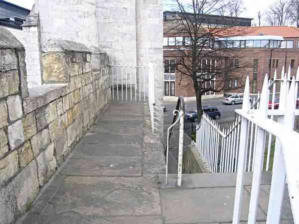  Looking at Fishergate Postern.