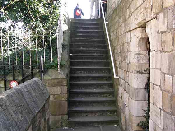 Looking towards Victoria Bar.