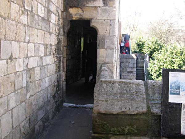 Looking at Micklegate Bar.