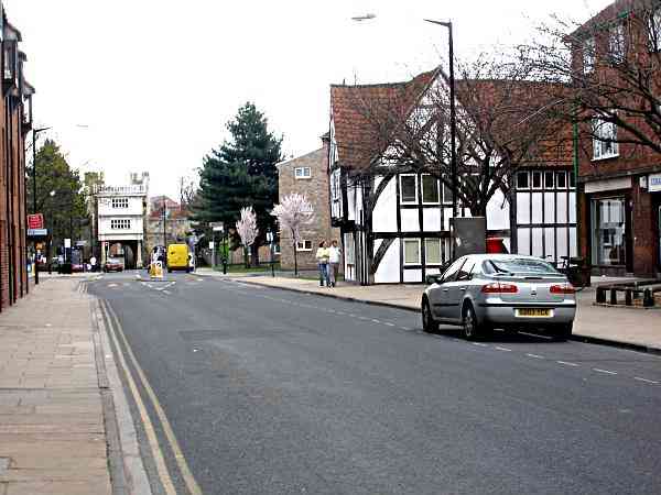 Looking at Walmgate Bar.